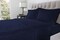 Cotton Rich 144 Thread Count Bed Sheet Set – Dark Denim, Twin/Full/Queen/King (3 & 4 Piece Options)